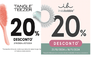 20% Tangle Teezer e Ib invisibobble